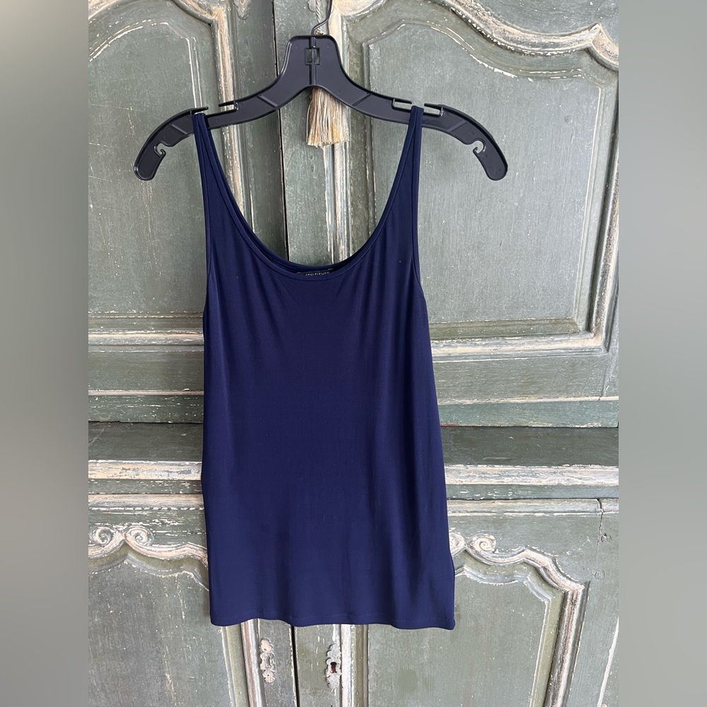 Eileen Fisher Silk Deep Blue Camisole